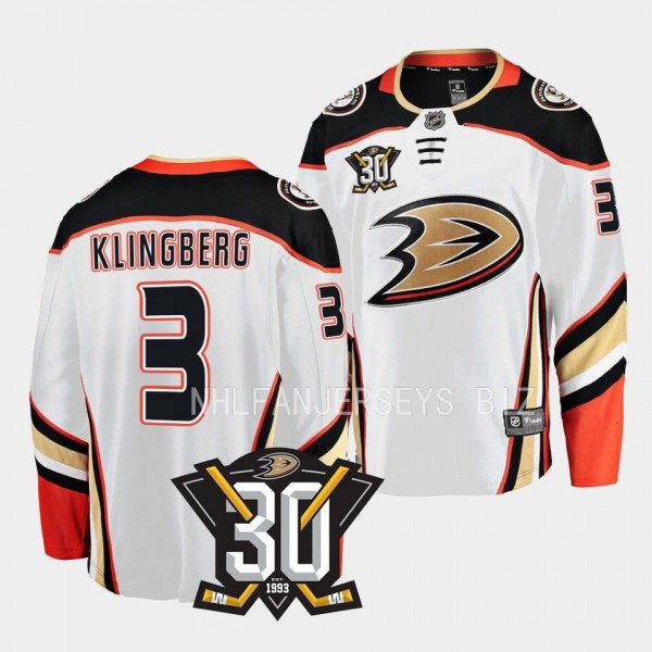 Anaheim Ducks John Klingberg 2023-24 30th Annivers...
