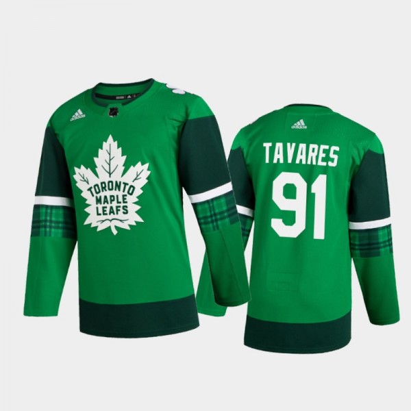 Toronto Maple Leafs John Tavares #91 2020 St. Patr...