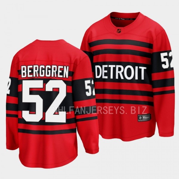 Jonatan Berggren Detroit Red Wings 2022 Special Ed...
