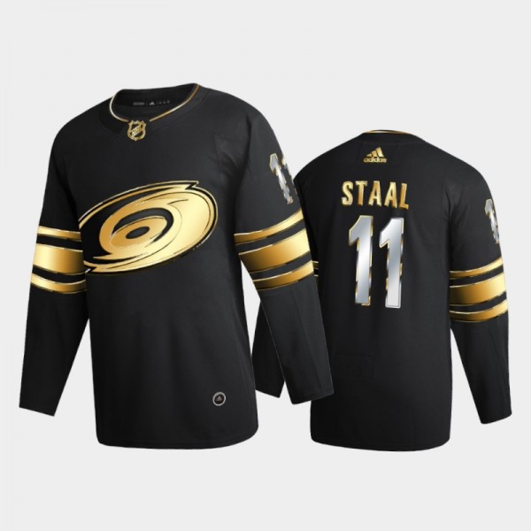 Carolina Hurricanes Jordan Staal #11 2020-21 Golden Edition Black Limited Authentic Jersey