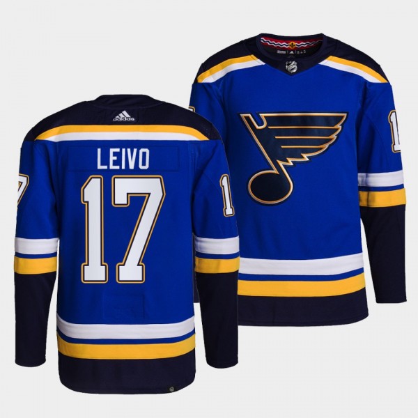 Josh Leivo #17 St. Louis Blues 2022-23 Primegreen ...