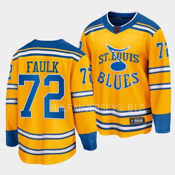 Justin Faulk St. Louis Blues 2022 Special Edition ...