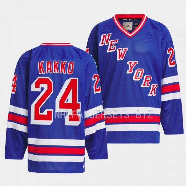 Kaapo Kakko New York Rangers Team Classics Royal #24 Jersey 1979 Hockey