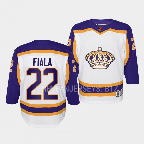 Los Angeles Kings Kevin Fiala 2022 Special Edition 2.0 White #22 Youth Jersey Retro