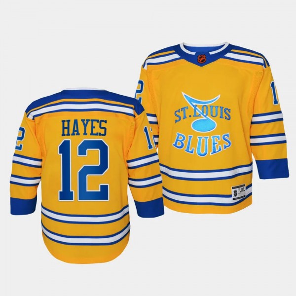 St. Louis Blues #12 Kevin Hayes Special Edition 2.0 Premier Player Yellow Youth Jersey
