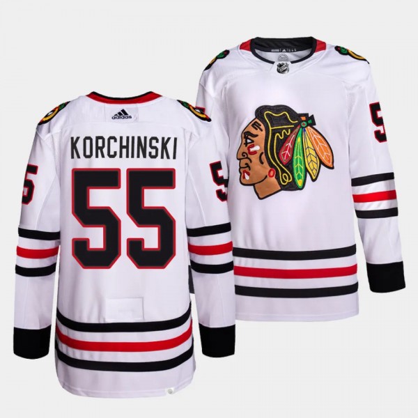 Chicago Blackhawks Primegreen Kevin Korchinski #55...