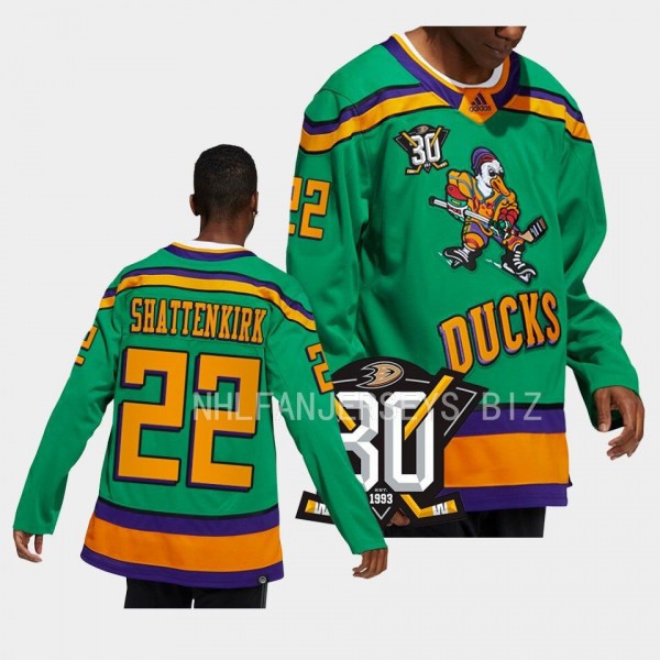 30th Anniversary Kevin Shattenkirk Anaheim Ducks G...