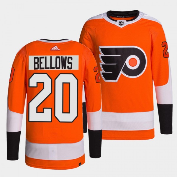 Kieffer Bellows Flyers Home Orange Authentic Pro J...