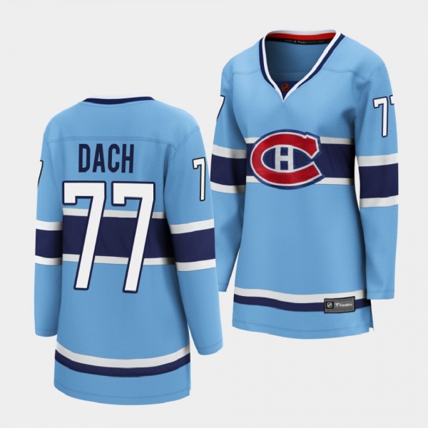 Canadiens Kirby Dach 2022 Special Edition 2.0 Blue Jersey Women