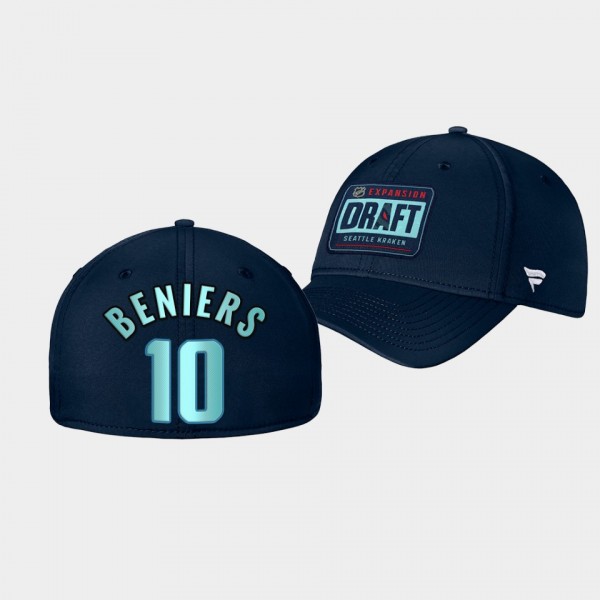 Matty Beniers Seattle Kraken Hat 2021 NHL Draft Na...