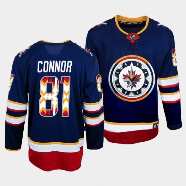 2022 WASAC Night Winnipeg Jets Kyle Connor #81 Fas...