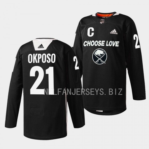 Buffalo Sabres 2023 Choose Love Night Kyle Okposo ...