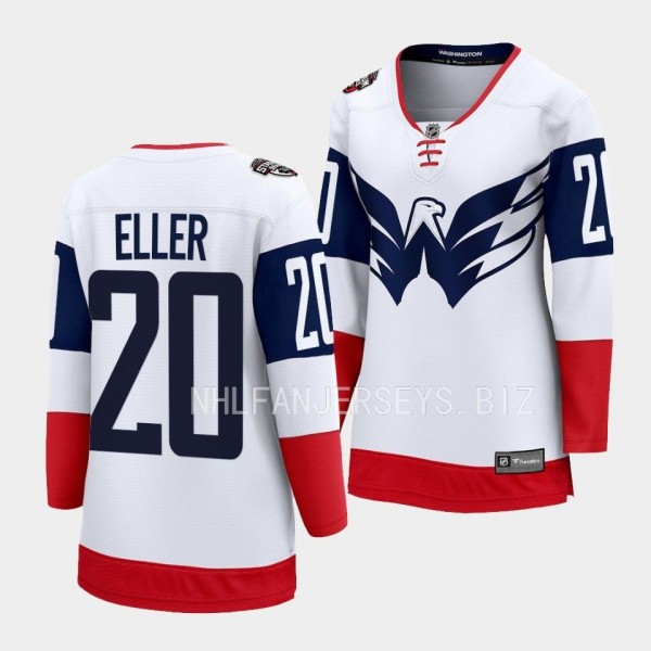 Lars Eller Washington Capitals 2023 NHL Stadium Series Women Breakaway Player 20 Jersey