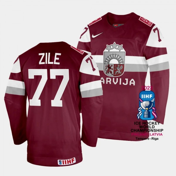 Kristaps Zile Latvia Hockey 2023 IIHF World Champi...
