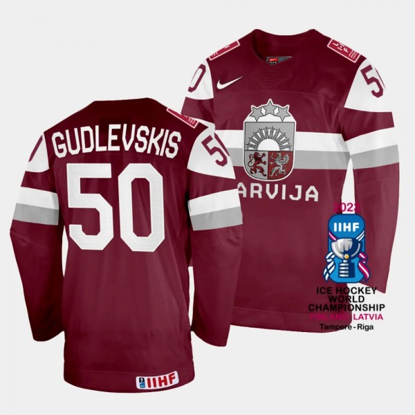 Kristers Gudlevskis Latvia Hockey 2023 IIHF World ...