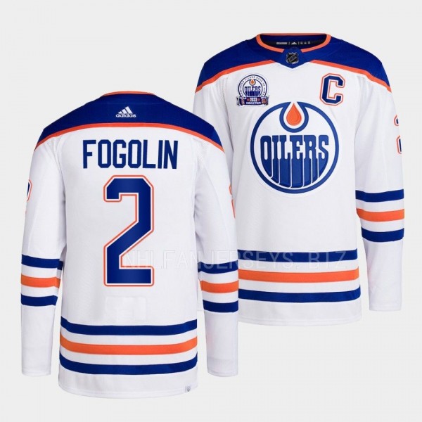 Edmonton Oilers 2022 Hall of Fame patch Lee Fogoli...