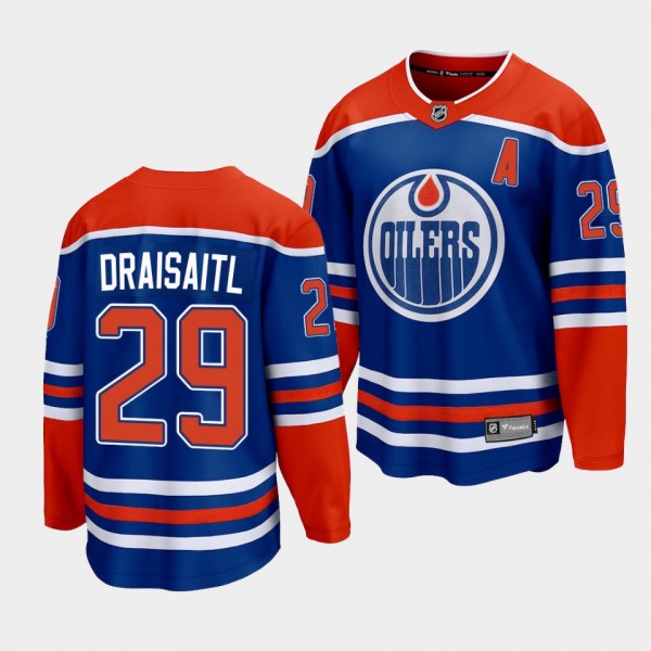 Leon Draisaitl Edmonton Oilers 2022-23 Home Royal ...