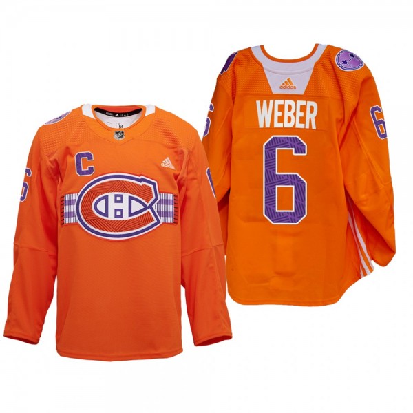 Shea Weber Montreal Canadiens Indigenous Celebrati...