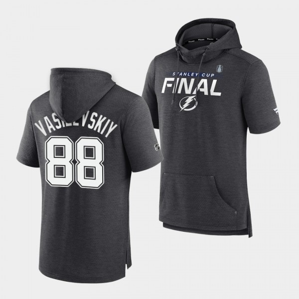 Tampa Bay Lightning Andrei Vasilevskiy 2022 Stanley Cup Final Charcoal T-Shirt Hoodie