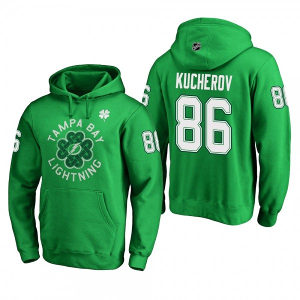 Men's Lightning Nikita Kucherov #86 St. Patrick's ...