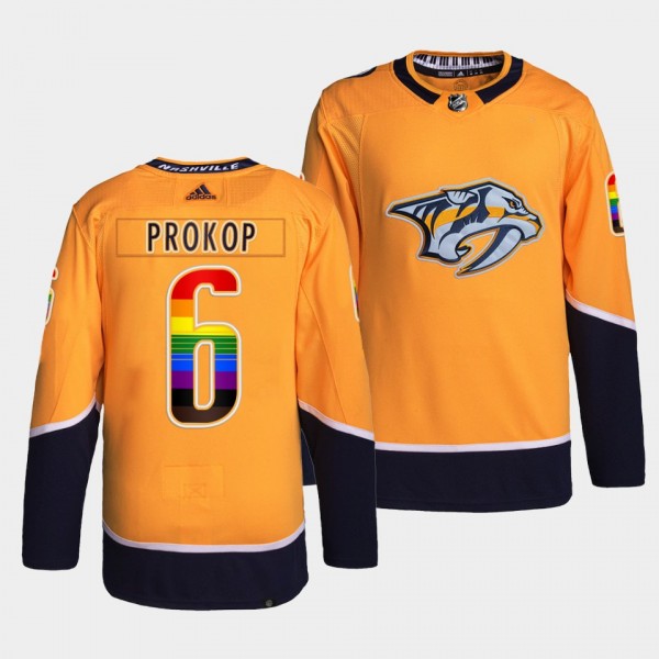 LGBTQ Pride Luke Prokop Nashville Predators 1st Ga...