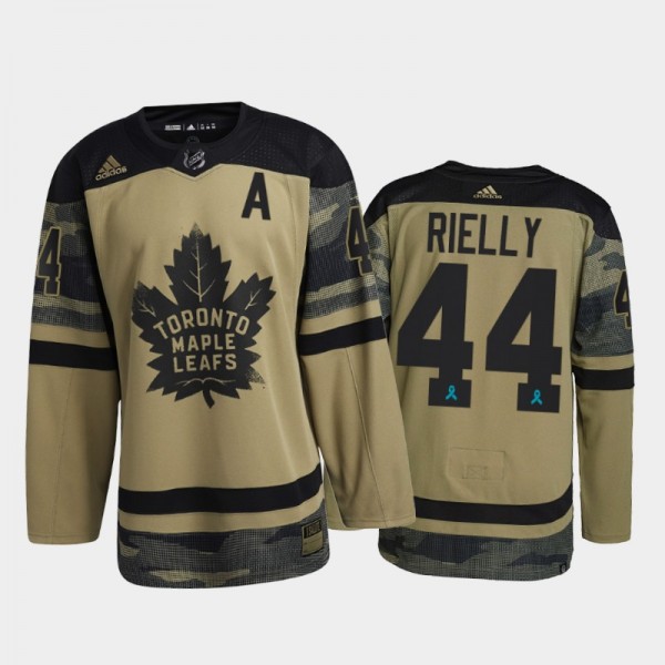 Morgan Rielly Toronto Maple Leafs Canadian Armed Force Jersey Camo #44 2021 CAF Night