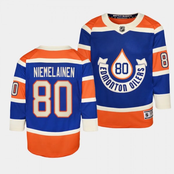 Edmonton Oilers #80 Markus Niemelainen 2023 NHL He...
