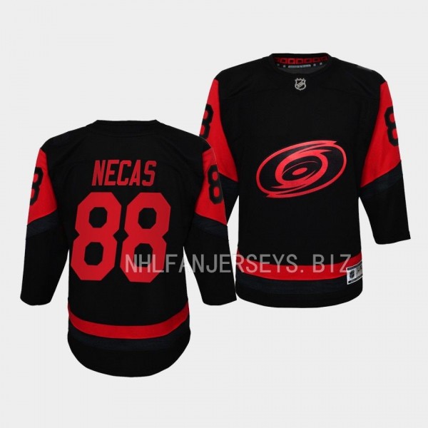 Carolina Hurricanes #88 Martin Necas 2023 NHL Stadium Series Player Black Youth Jersey