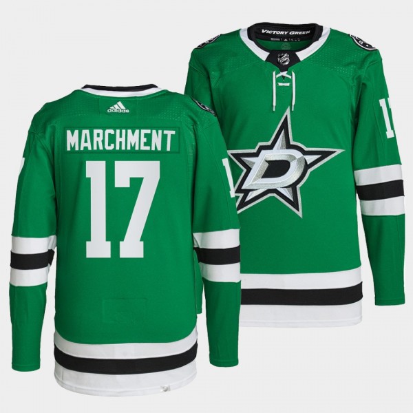 Dallas Stars Primegreen Authentic Mason Marchment #17 Green Jersey Home