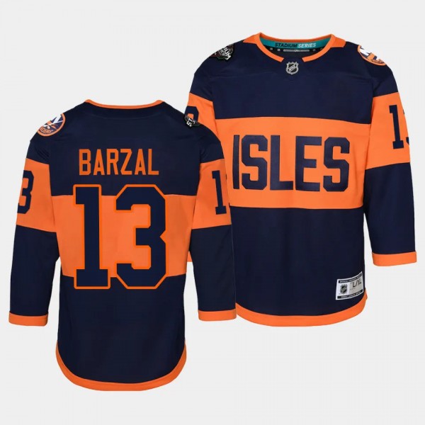 New York Islanders #13 Mathew Barzal 2024 NHL Stad...