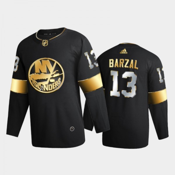 New York Islanders mathew barzal #13 2020-21 Authe...