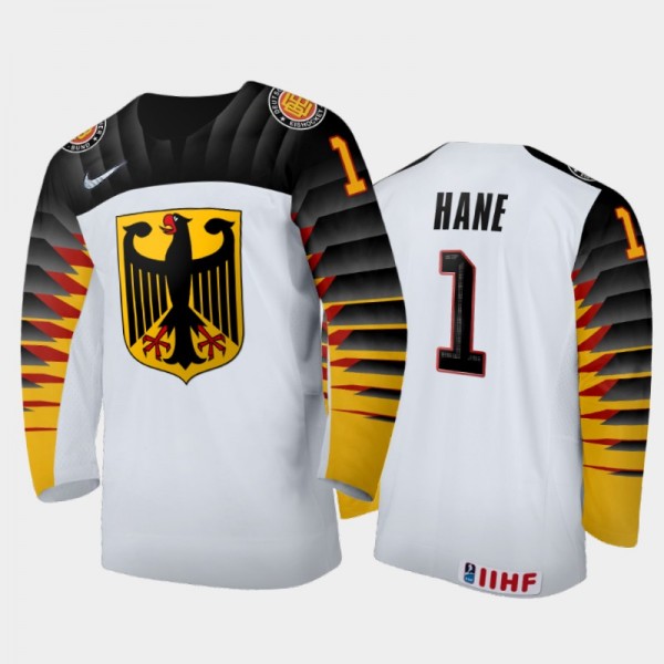 Germany Hendrik Hane #1 2020 IIHF World Junior Ice...