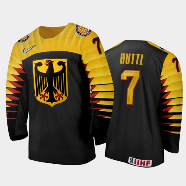 Germany Leon Huttl #7 2020 IIHF World Junior Ice H...