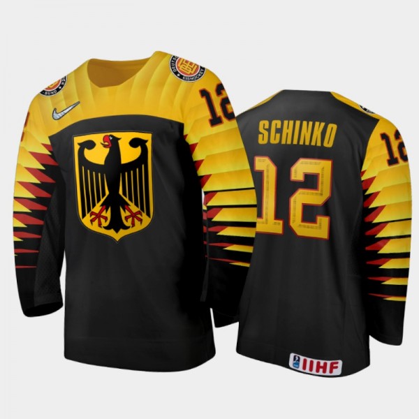 Germany Luis Schinko #12 2020 IIHF World Junior Ic...