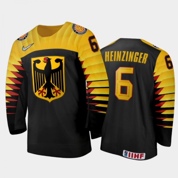 Germany Niklas Heinzinger #6 2020 IIHF World Junio...