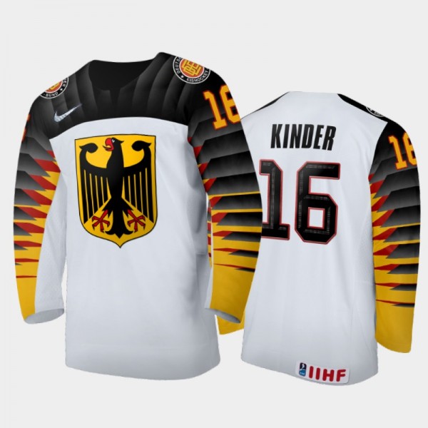Germany Nino Kinder #16 2020 IIHF World Junior Ice...