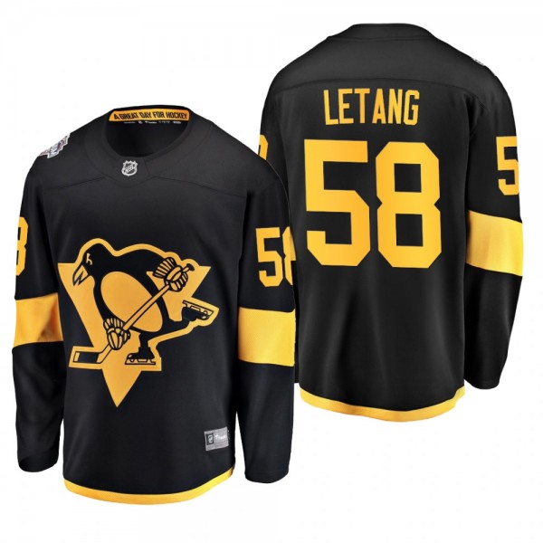 Penguins Kris Letang #58 Black Coors Light Breakaway 2019 Stadium Series Bad Jersey