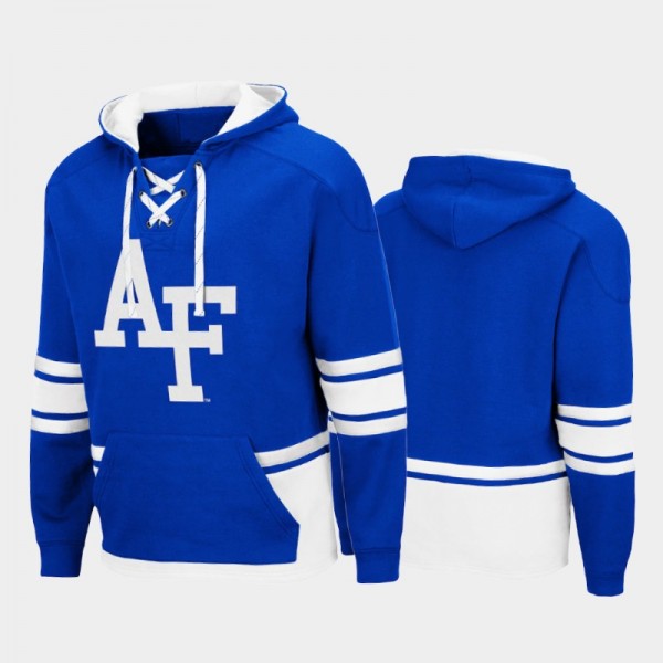 Men Air Force Falcons Pullover Royal Hoodie College Hockey 3.0