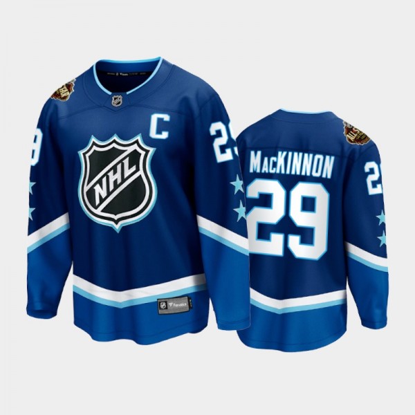 Avalanche Nathan MacKinnon #29 2022 All-Star Blue ...