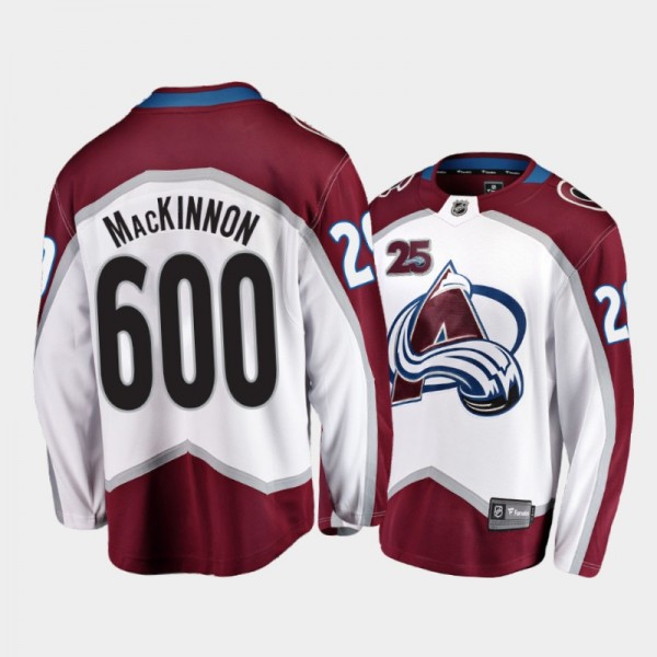 Nathan MacKinnon Colorado Avalanche 600 Career Gam...