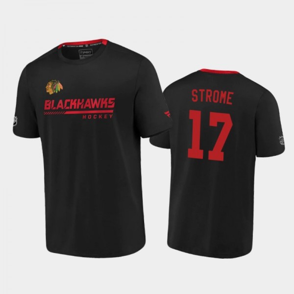 2020-21 Chicago Blackhawks Dylan Strome #17 Authen...