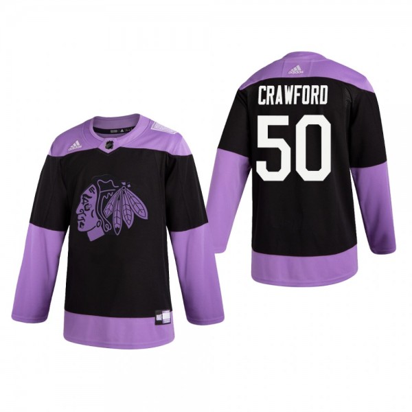 Corey Crawford #50 Chicago Blackhawks 2019 Hockey ...