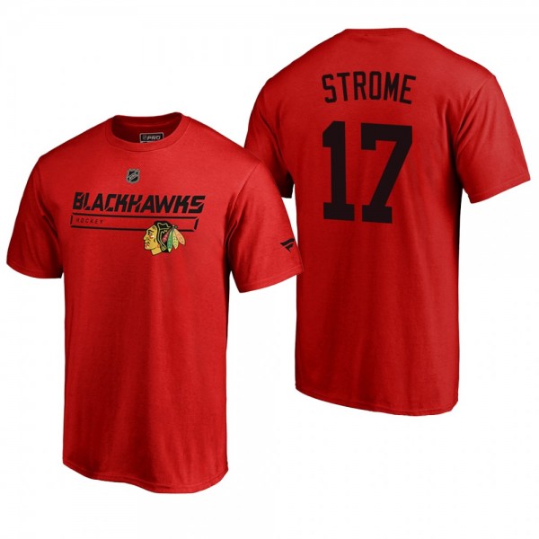Men's Chicago Blackhawks Dylan Strome #17 Rinkside...
