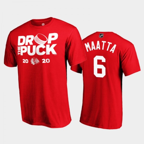Chicago Blackhawks Olli Maatta #6 2020 Drop the Pu...