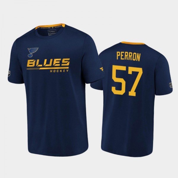 2020-21 St. Louis Blues David Perron #57 Authentic...
