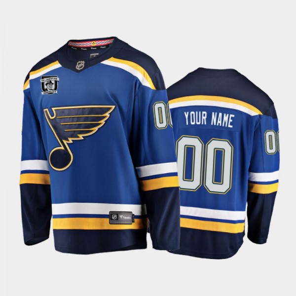 Men's St. Louis Blues Honor Willie O'Ree Celebrate Equality MLK Jr. Day Blue Jersey