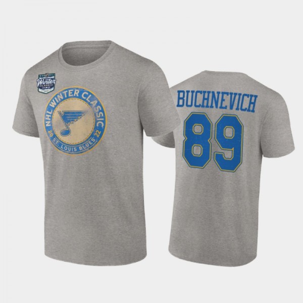 Men St. Louis Blues Pavel Buchnevich #89 2022 Wint...