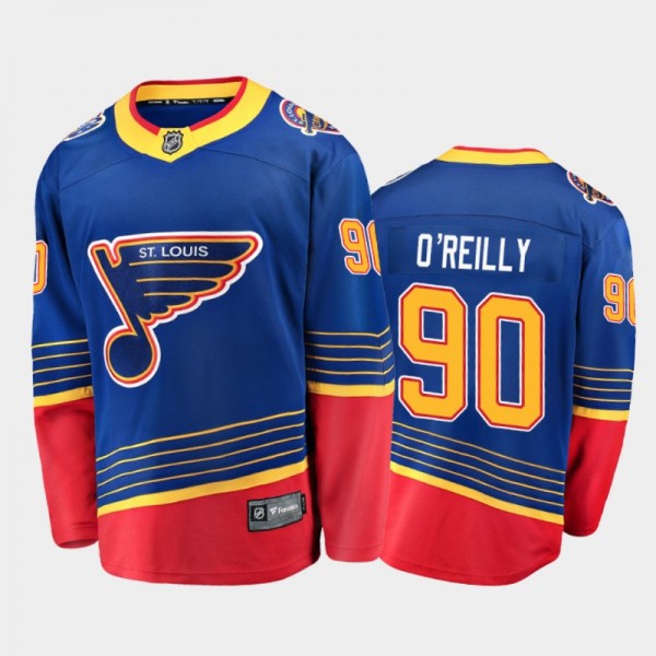 Blues Ryan O'Reilly #90 Retro Blue 2019-20 Breakaw...
