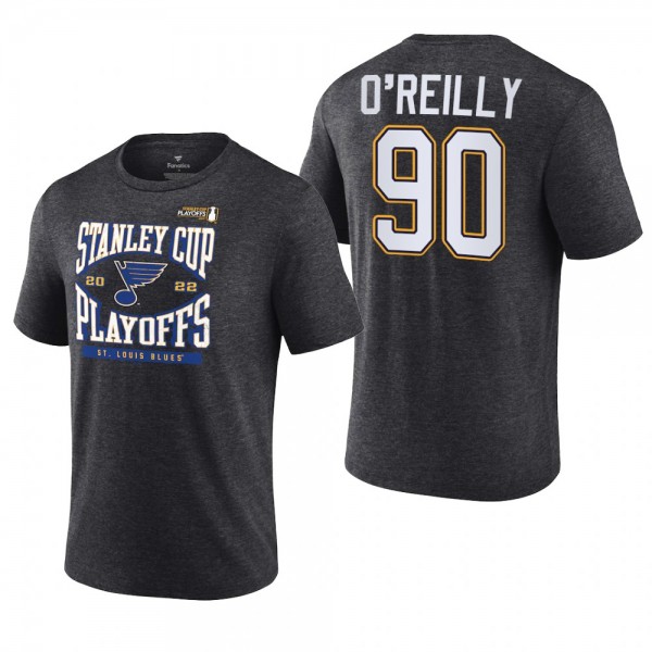 Ryan O'Reilly 2022 Stanley Cup Playoffs Charcoal B...