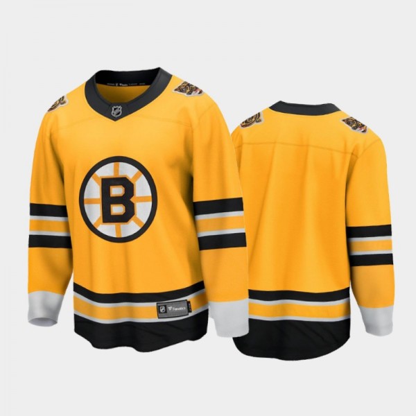 Boston Bruins Special Edition Gold 2020-21 Breakaway Blank Jersey